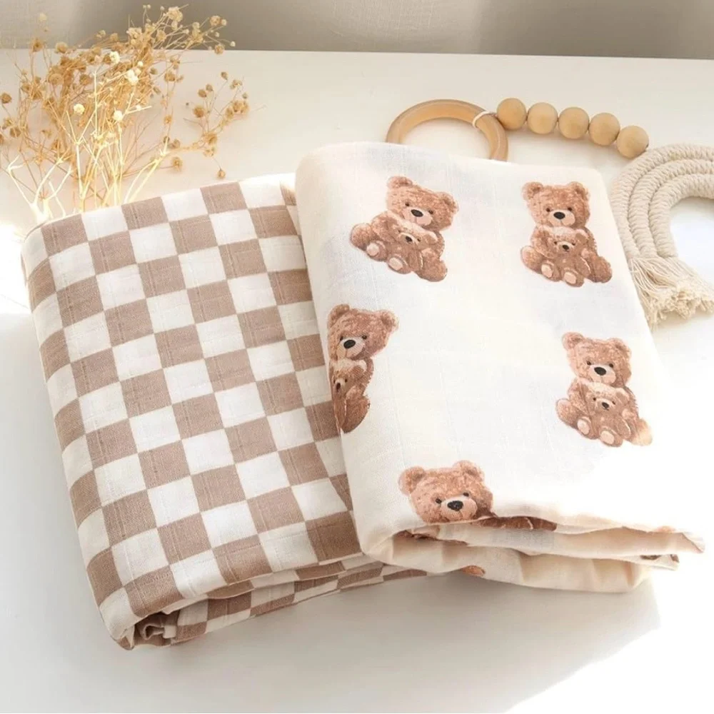 LifeTree Muslin Swaddle Blanket Set